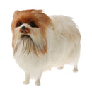 Cute Realistic Plush Simulation Animal Model Lifelike Dog comfortable Handcraftfor Home Decoration Desktop Decor Kids Toy Gift