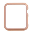 Protective Aluminium Alloy Frame Case Cover Bumper for 38mm Apple Watch 1 2 Rose gold