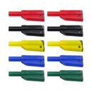 5 Pairs 4mm Stackable Insulated Safety Banana Plug Multimeter Connector 5 Colors