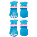 Pair Of 2PCS Puppy Dog Cat Non Slip Flexible Fashionable Socks Footwear L