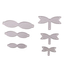 Set of 6 Bowknot Metal Cutting Die Cuts Stencil Scrapbooking Paper Card Embossing Crafts