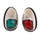 1Pair Marine Boat Yacht LED Lamp DC 12V Stainless Steel IP65 Navigation Lights