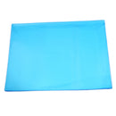 Motorcycle Seat Gel Pad Blue Shock Absorption Mats Cushion Seating 48x35x1cm