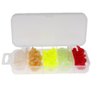100pcs Fishing Lures Set Soft Lures Earthworm Flavored Bait for Carp Fishing