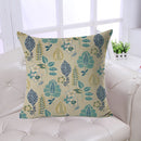Home Bedroom Sofa Decor Throw Square Cushion Pillow Case Floral Pattern Charms Car Pillow Cover Cushion Cover Linen Pillowcase