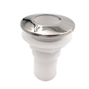 Boat Thru Hull Fitting 1-1/2inch ID Hose - Marine 316 Stainless Steel Covered