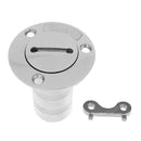 38mm 1.5" Boat Deck Filler Cap Gas Fuel Water Petrol Tank Fill & Key Marine Grade 316 Stainless Steel