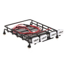 155*110*40mm Metal Roof Rack w/ Square LED Light & Lampshade for 1/10 RC Car
