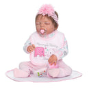 Real Touch Full Silicone 22inch Reborn Baby Girl Doll Fake Toddler Newborn Doll Â– Kids Child Bath Toy Appease Toy Xmas Gift