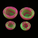Skidproof Pad Silicone Mini Heart Reduction Stand Cooling Balls for all Laptop Notebook Green