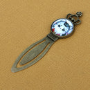 Antique Crown Frame Mrs. Cat Pattern Metal Clip Bookmark Marker Reading Gift