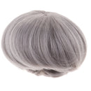 Fashion Beauty 56cm Short Gray Hair for 1/3 BJD Doll Boy Dolls DIY Making Accessories