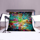 Generic 1.5m*2.2m Colorful Brick Wall Studio Prop Photography Background Backdrop