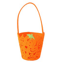 Halloween Loot Party Bag Hollow out Orange Pumpkin Smiling Bag Trick or Treat Bucket Tote Bag Children Holiday Candy Bag