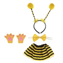 Cute Girls Honey Bumble Bee Insect Costume Christmas Cosplay Headband Skirt Bowtie Paw Set Xmas Dressing up Carnival