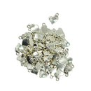 100 Pieces Alloy Heart Shape with 3D Rose Pendnat Charms DIY Craft for Necklace