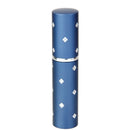 Flower Pattern 6ml Refill Perfume Pump Atomizer Spray Bottle - Blue