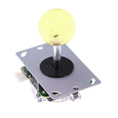 8 Way Arcade Game Joystick Ball MultiColor Lighted Illuminated Rocker Yellow