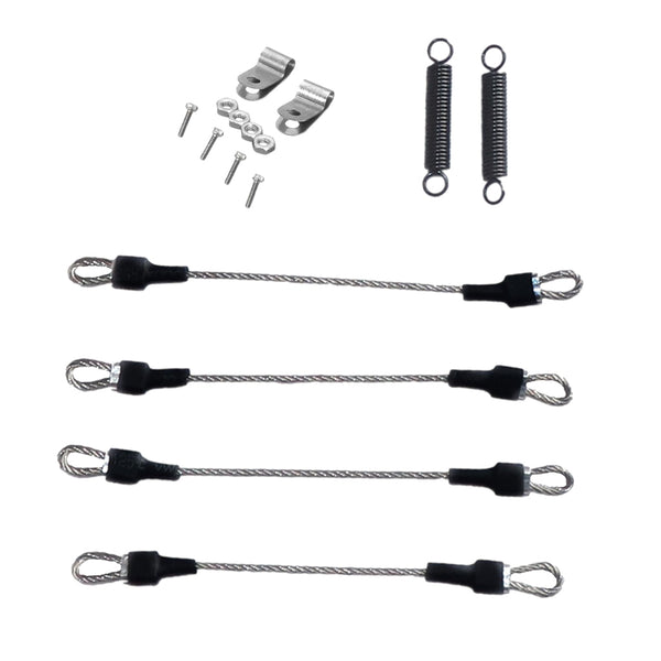 1/10 Scale RC Rock Crawler Steel Rope for Axial SCX10 RC4WD Front Body Shell