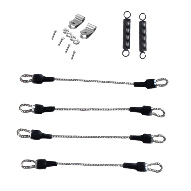 1/10 Scale RC Rock Crawler Steel Rope for Axial SCX10 RC4WD Front Body Shell