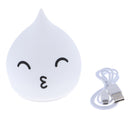 7-Color Changing Tap Control LED Waterdrop Baby Night Light Lamp,Soft Silicone Surface,Rechargeable