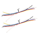 10 Pieces 19cm Professional Conductor Shielded Guitar Circuit Hookup Wire Cable Electric Guitar Electric Bass Musical Instruments Parts