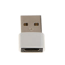 USB3.1 USB-C(Type C) Female to Type A USB2.0 Male Converter Adapter Plug Silver