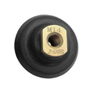 4'' Rubber Backer Pad/Flexible Rubber Backing Pad for Counter Edge Wet Dry Polishing - Arbor 5/8'' 11