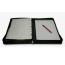 PU Zipped Executive Business Folder Soft Padded Document Organizer Folder
