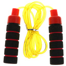 PVC Jump Rope Cardio Jumping Rope Skipping Ropes Sports Workout Exercise Toy for Men Women Children - Yellow