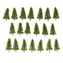 20pcs Model Cedar Trees Train Railway Scenery Layout 1:150 N Scale D108