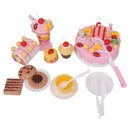 Birthday Cake DIY Set Kids Pretend Toys -Pink Set of 75
