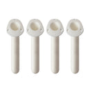 4 Pieces White Color Fishing Rod Holders Flush Mount For Marine Boat Kayak Yacht