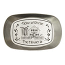 Small Tinplate Tray Snack Dessert Dishes Salad Plate Compote Food Serving Tray For Wedding Dinner,Freezer, Microwave and Dishwasher Safe