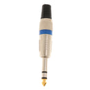 6.35mm 1/4inch Stereo Headphone Jack Plug Audio Adapter Connector Nickel Plated