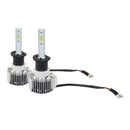 2 Pieces H1 LED High Beam Fog Light Bulb Kit 72W 7600LM - 6000K Cool White
