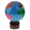 Montessori Geography Material - Globe of the Continents Family Preschool Teaching Aids