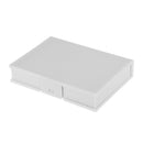 White-Plastic Storage Box Case Enclosure for 3.5'' SATA HDD Hard Drive Disk Protective Shell Shockproof Anti-humidity