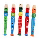 Kids Toddler Wooden Flute Whistle Musical Instrument Education Toy
