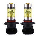 2 Pieces Car 9005 HB3 100W Yellow LED Bulb for Fog Running DRL Light Lamp
