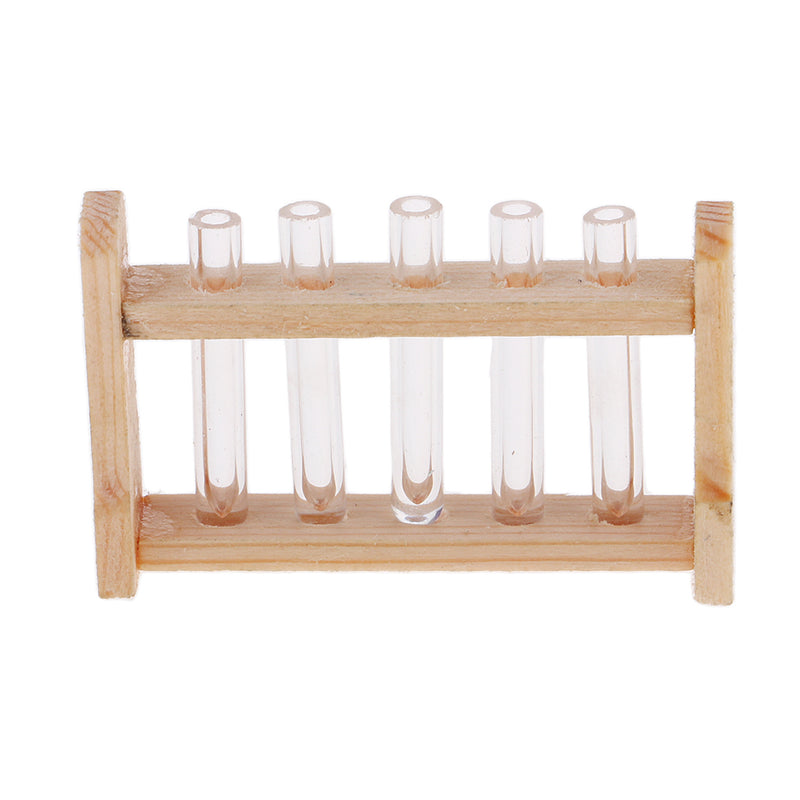 1/12 Miniature Test Tube Experiment Equipment Model for Dolls House Learning Room Accessory Collections
