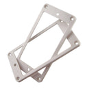 2 Pieces Plastic Humbucker Pickup Mounting Ring Frame for Electric Guitar Accessory White