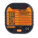 PEAKMETER PM6860DR Automatic Electric Power Plug Socket Tester Eu Standard