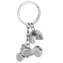 Motorcycle Pendant Key Ring Keychains Kids Xmas Gifts Keychain Kid Silver