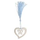 Vintage Love Heart Tassel Fringed Bookmarks Metal Bookmarks Gift Favor