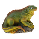 Realistic Resin Lizard Sculpture Figurine with Stand for Dollhouse Secenery Layout Accessory