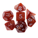 7PCS Polyhedral Dice 16mm D20 D12 D10 D8 D6 D4 for Dungeons & Dragons Table Games Coffee