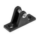 Black Durable Nylon Universal Deck Hinge Angle Side Mount Plate with Bolt