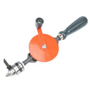 Hand Drill 3/8'' Chuck Hand Tools Double Pinion Wood Side Manual Turn Driller for 1.5mm-10mm Drill Bits