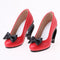 1/3 Doll High Heels Shoes Sandals W. Bowknot For BJD SD16 Dolls Clothes Red